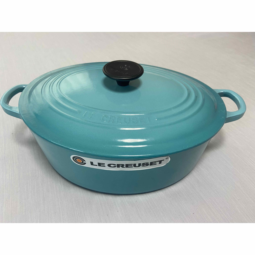 ココットオ LE ココットオーバル 27 カリビアンブルー 新品の CREUSET