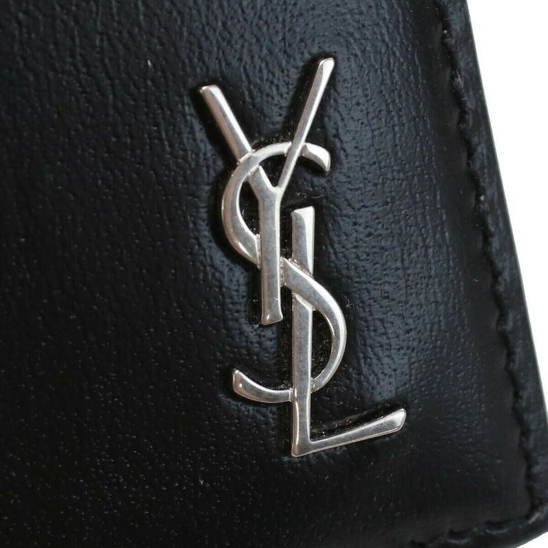 Saint Laurent(サンローラン)のサンローラン カードケース 607603 1JB0E 1000 レディースのファッション小物(名刺入れ/定期入れ)の商品写真