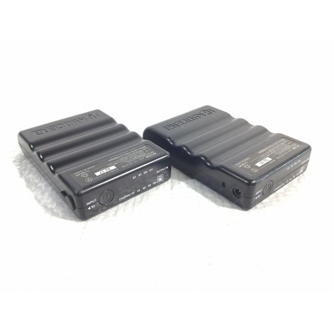 ☆中古品2個セット☆BURTLE バートル 12V 空調服用バッテリー AC230 ACアダプター付 エアークラフト 京セラ リチュウムイオン電池 76161