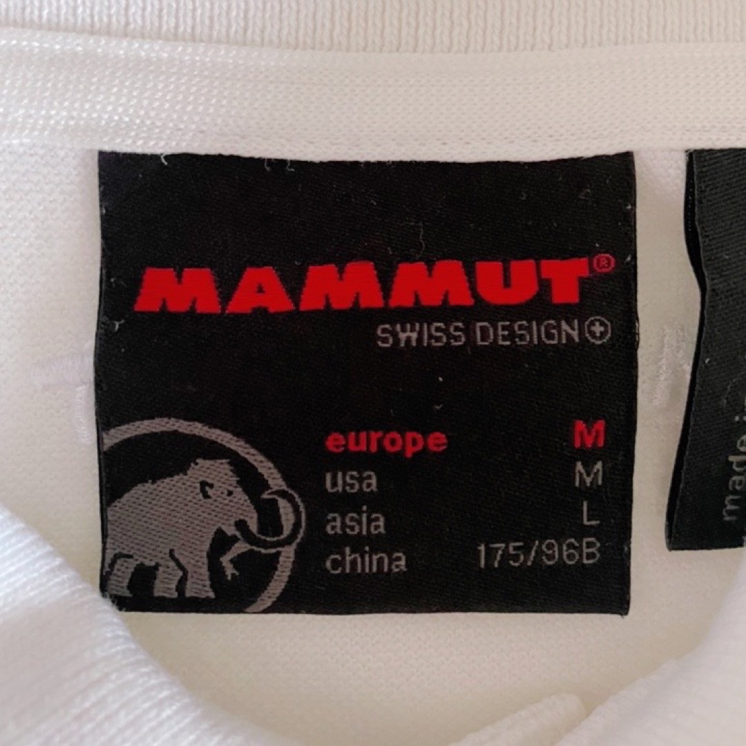 Mammut(マムート)の【MAMMUT マムート】ポロシャツ  白　ホワイト  Lサイズ メンズのトップス(ポロシャツ)の商品写真