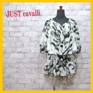 ✨希少✨JUST CAVALLI 総柄 レオパード ワンピース S