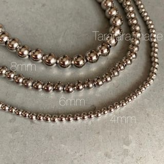 クロネコ 様♡ ●handmadeステンレスballネックレスS4mm●(ネックレス)