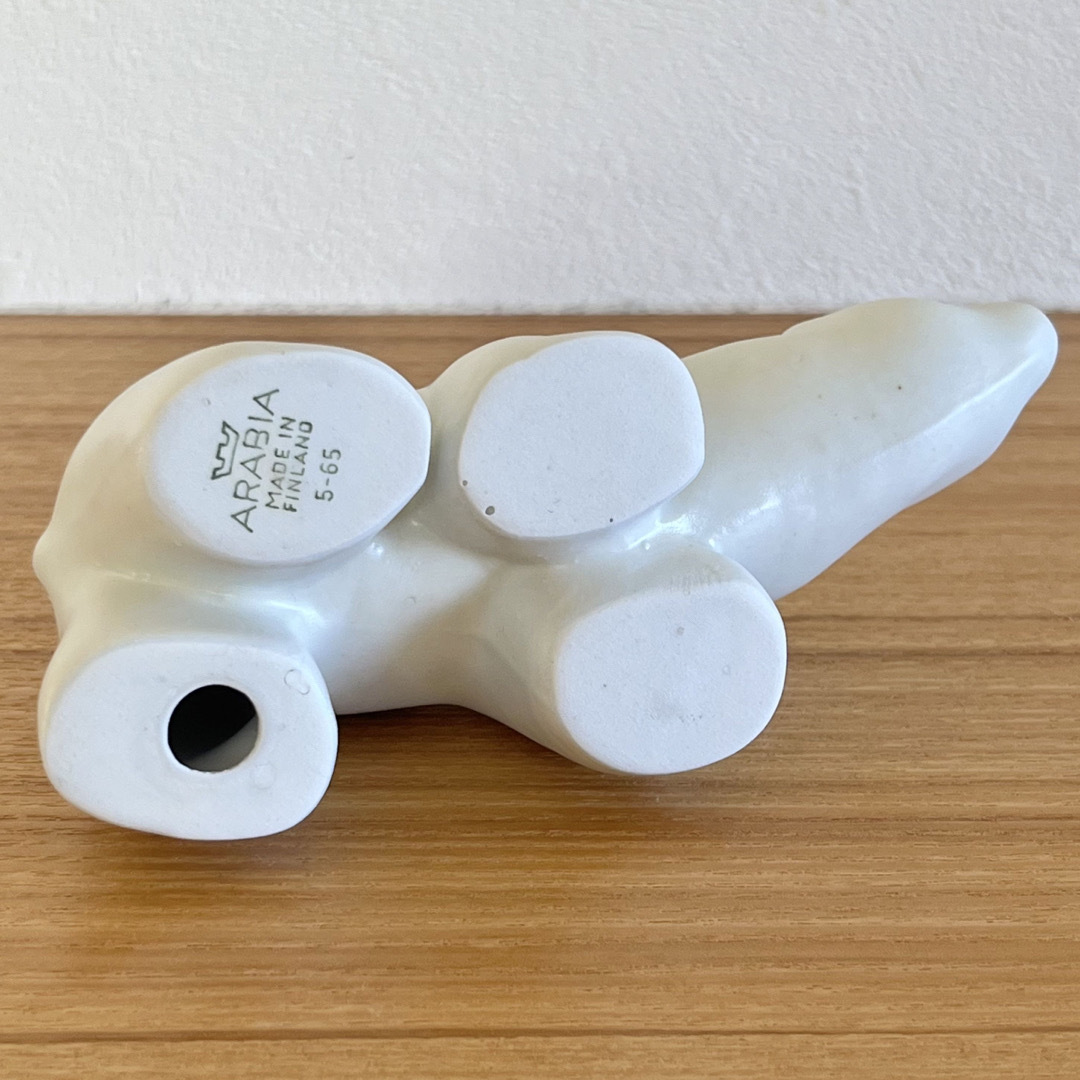 ARABIA - 【希少品】ARABIA しろくまの置物(Father) ポーラー ARABIA - 【希少品】ARABIA しろくまの置物(Father) ポーラー
