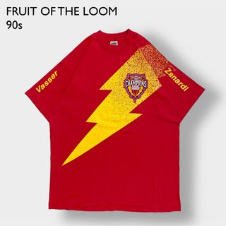 フルーツオブザルーム(FRUIT OF THE LOOM)の【FRUIT OF THE LOOM】90s USA製 レーシング Tシャツ(Tシャツ/カットソー(半袖/袖なし))