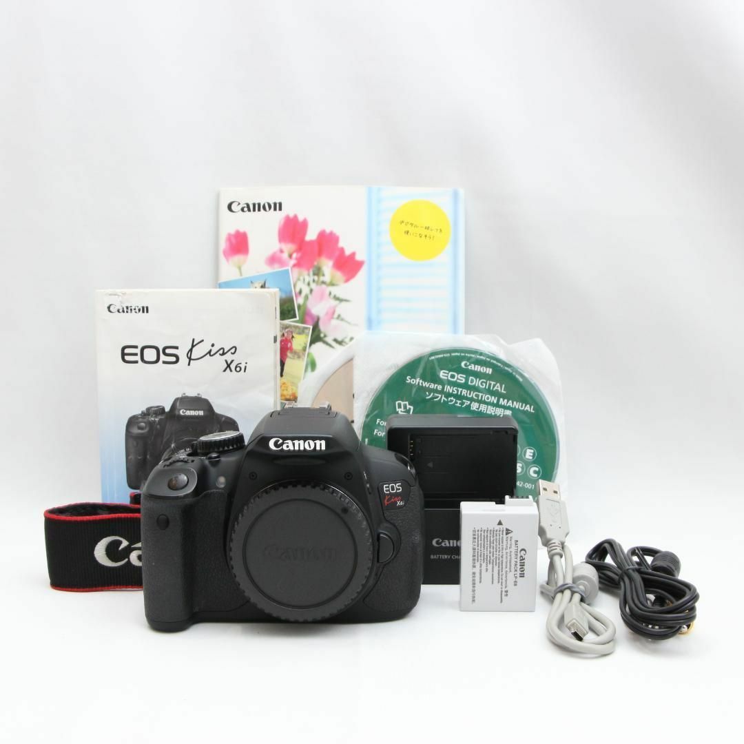 売れ筋介護用品も！ キヤノン Canon デジタル一眼レフカメラ EOS kiss X6i ボディ