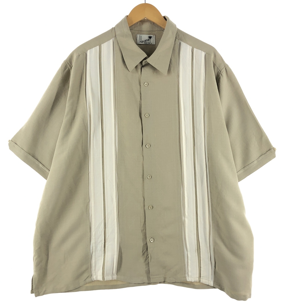ビックサイズ Havana 半袖 ツートンシャツ メンズXXXL /eaa358098