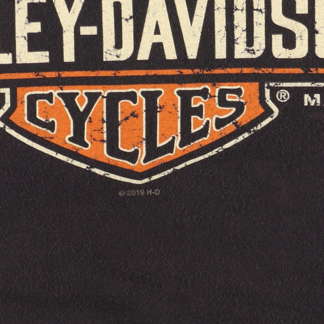 ハーレーダビッドソン Harley-Davidson 両面プリント モーターサイクル バイクTシャツ メンズS /eaa358636 3