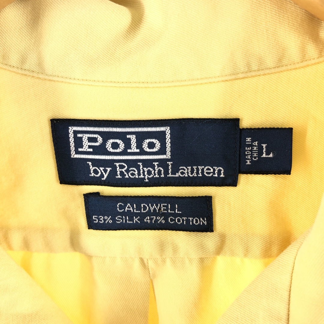 Ralph Lauren(ラルフローレン)の古着 90年代 ラルフローレン Ralph Lauren POLO by Ralph Lauren CALDWELL 半袖 ボックスシャツ メンズXL ヴィンテージ /eaa358861 メンズのトップス(シャツ)の商品写真