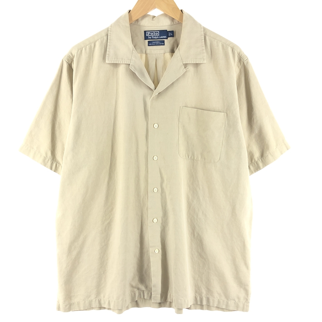 Ralph Lauren(ラルフローレン)の古着 90年代 ラルフローレン Ralph Lauren POLO by Ralph Lauren CALDWELL 半袖 ボックスシャツ メンズL ヴィンテージ /eaa358858 メンズのトップス(シャツ)の商品写真