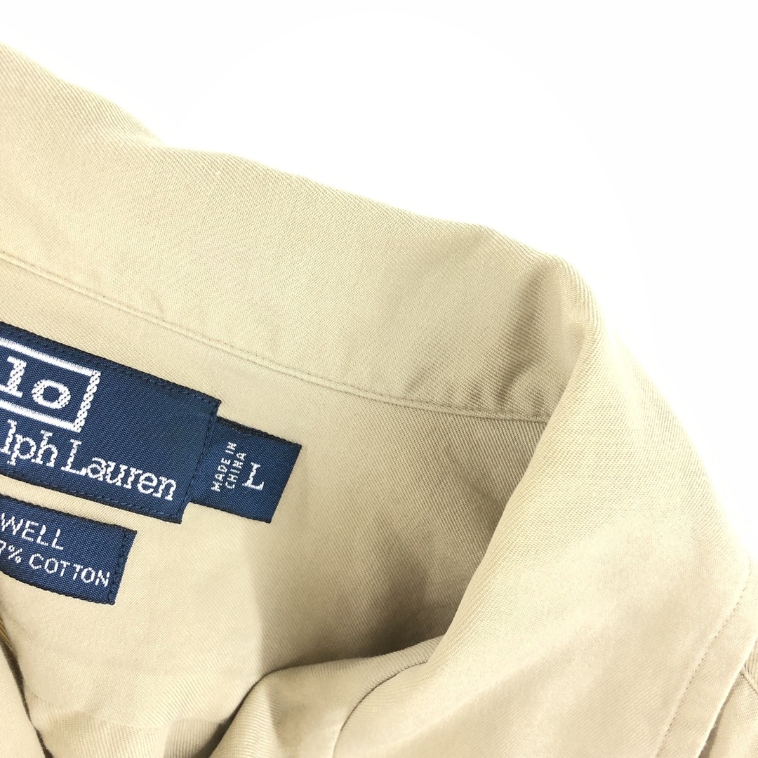 Ralph Lauren(ラルフローレン)の古着 90年代 ラルフローレン Ralph Lauren POLO by Ralph Lauren CALDWELL 半袖 ボックスシャツ メンズL ヴィンテージ /eaa358858 メンズのトップス(シャツ)の商品写真