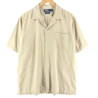 ラルフローレン(Ralph Lauren)の古着 90年代 ラルフローレン Ralph Lauren POLO by Ralph Lauren CALDWELL 半袖 ボックスシャツ メンズL ヴィンテージ /eaa358858(シャツ)