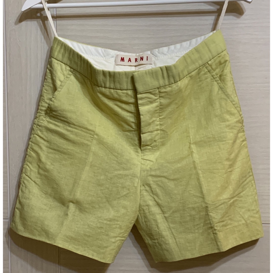 マルニ MARNI ショートパンツ コットンイエロー-