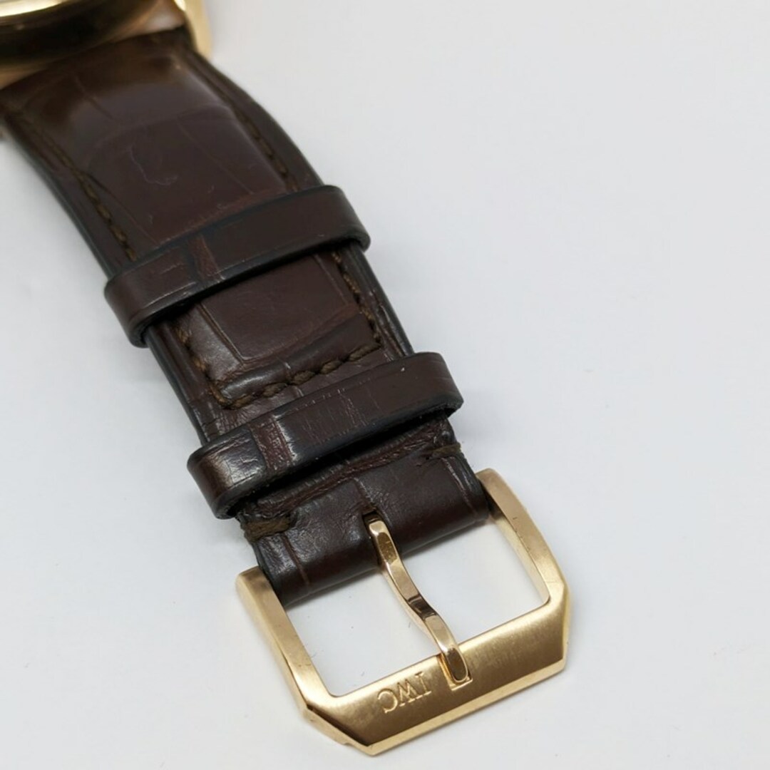 IWC(インターナショナルウォッチカンパニー)の　インターナショナルウォッチカンパニー IWC ポルトギーゼ クロノグラフ IW371402 ホワイト K18PG/革ベルト 自動巻き メンズ 腕時計 メンズの時計(その他)の商品写真