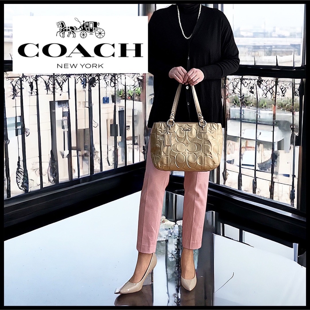 【人気！急上昇COACH】オシャレ＆軽い＆たっぷり収納の可愛いショルダーバッグ