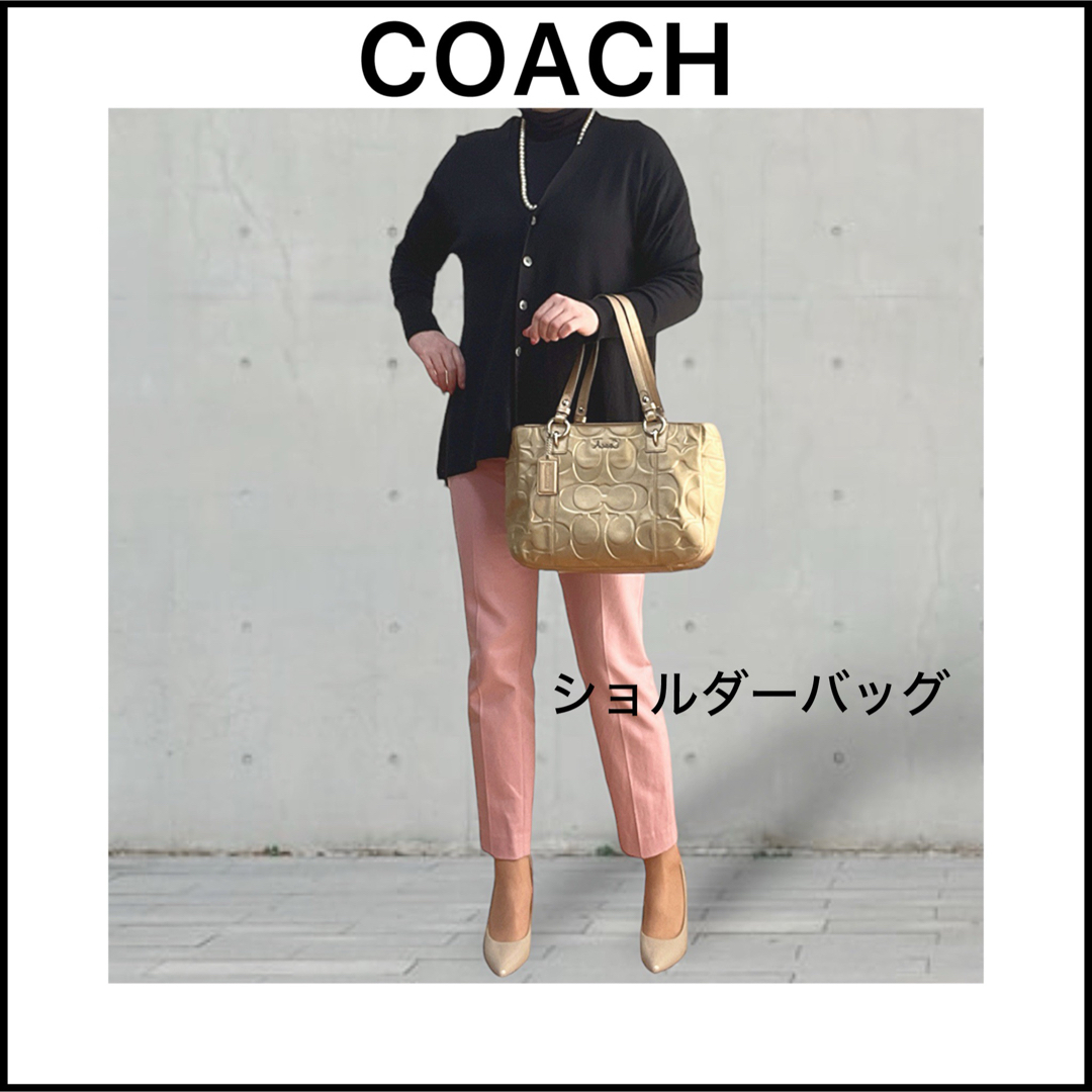 【人気！急上昇COACH】オシャレ＆軽い＆たっぷり収納の可愛いショルダーバッグ | フリマアプリ ラクマ