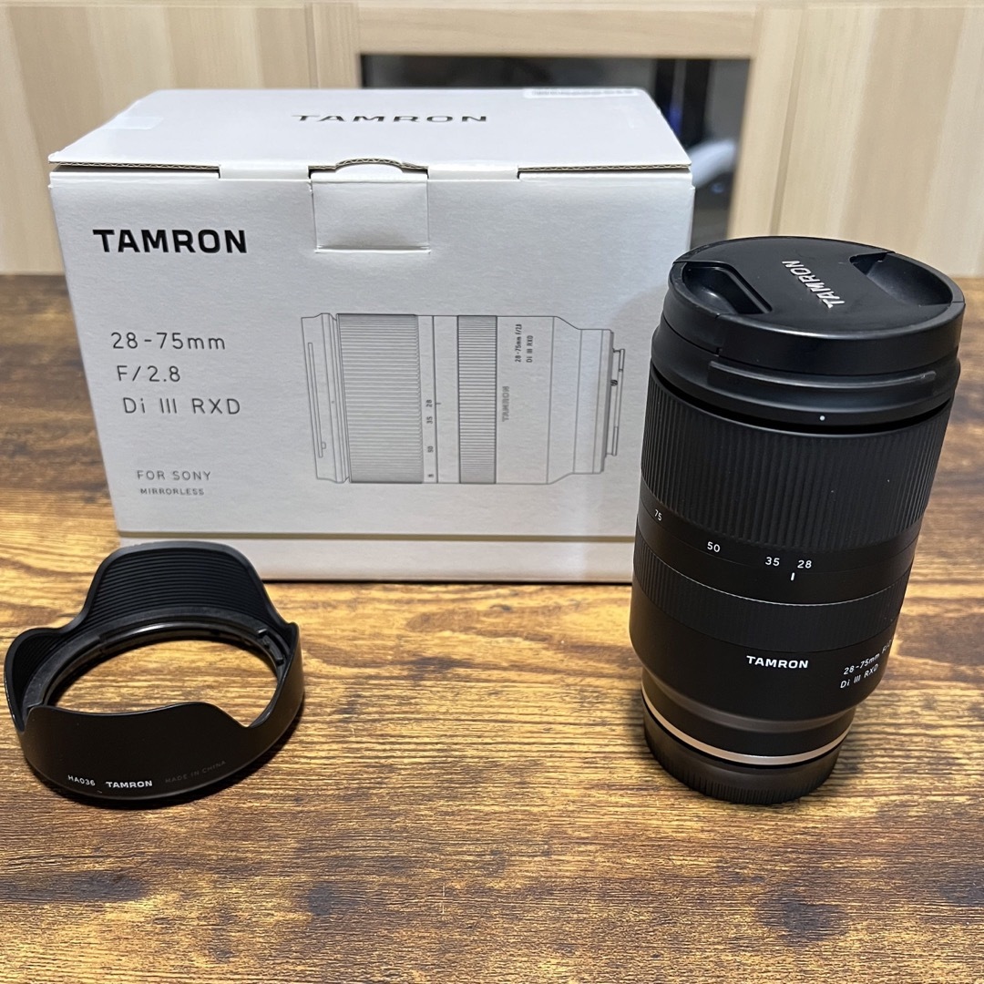 TAMRON(タムロン)のTAMRON 28-75F2.8 Di III RXD Sony Eマウント スマホ/家電/カメラのカメラ(レンズ(ズーム))の商品写真