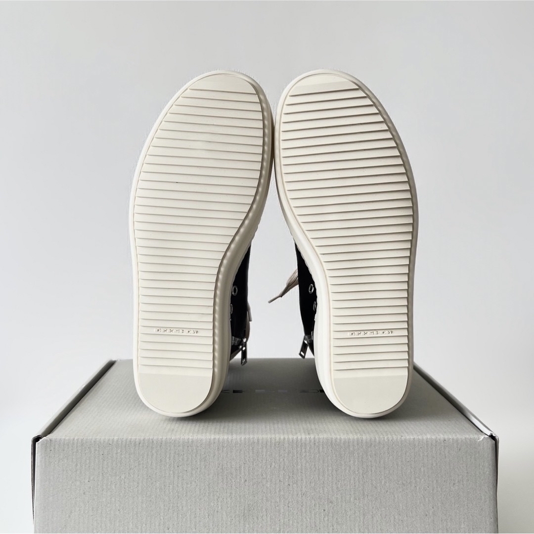 新品27cm RICK OWENS DRKSHDW ブラック 刺繍入りスニーカー