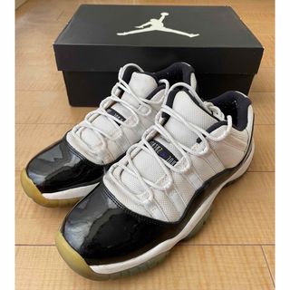 ジョーダン(Jordan Brand（NIKE）)のNIKE AIR JORDAN 11 RETRO LOW CONCORD US7(スニーカー)