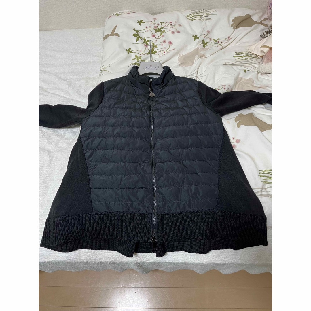 超美品 モンクレール ダウン ニット 異素材 カーディガン MAGLIONE-