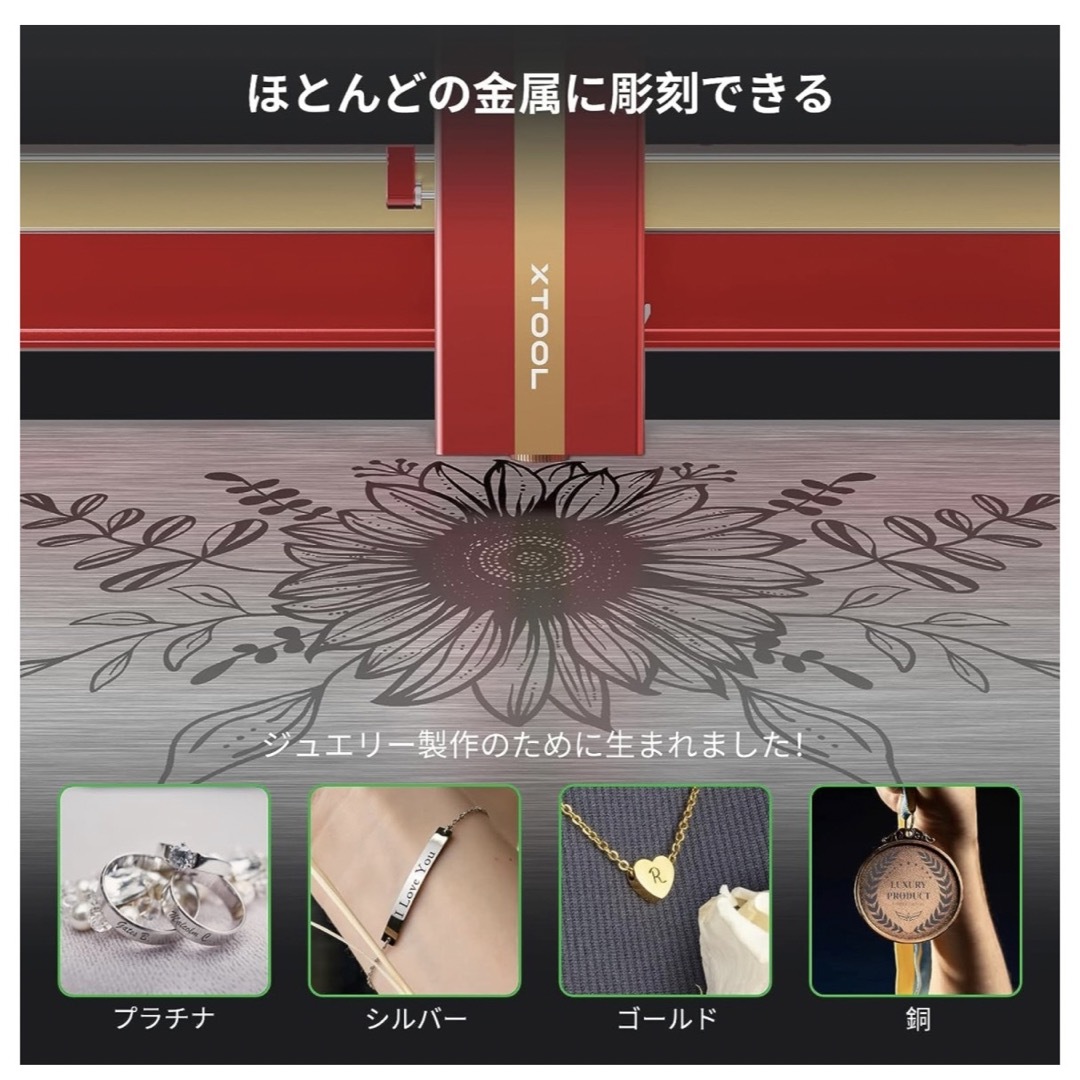 xTool D1Pro用1064nm赤外線レーザーヘッド xTool D1Pro用1064nm赤外線レーザーヘッド