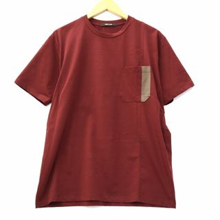 コムサメン(COMME CA MEN)のコムサメン COMME CA MEN パネル切替 ポケT M えんじ(Tシャツ/カットソー(半袖/袖なし))