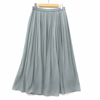 ユニクロ(UNIQLO)のユニクロ UNIQLO ハイウエスト シフォン プリーツスカート ロング L(ロングスカート)