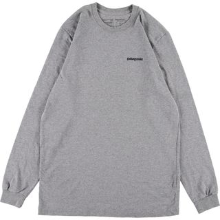 パタゴニア(patagonia)の古着 パタゴニア Patagonia 両面プリント ロングTシャツ ロンT メンズM /eaa358175(Tシャツ/カットソー(半袖/袖なし))