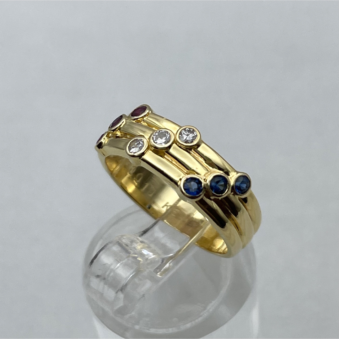 k18 0.3ct 0.1ct リング 3