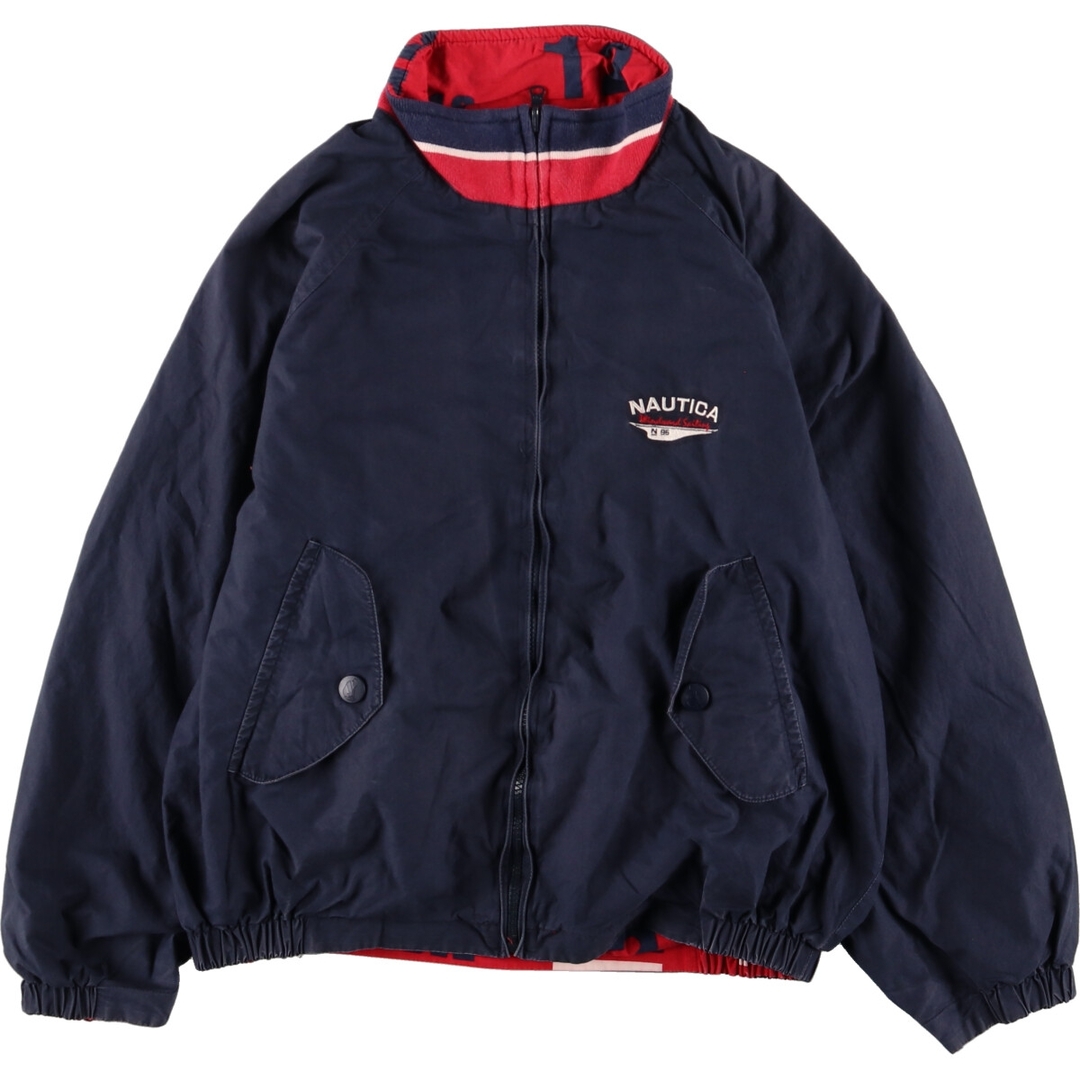 90年代 ノーティカ NAUTICA リバーシブル ウインドブレーカー メンズXL