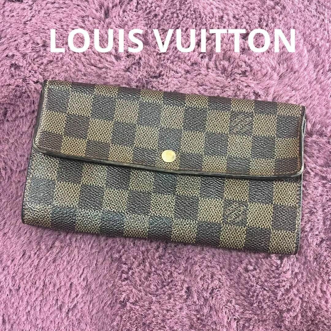 LOUIS VUITTON ダミエ ポルトフォイユ・サラ 財布 ルイヴィトン - 財布