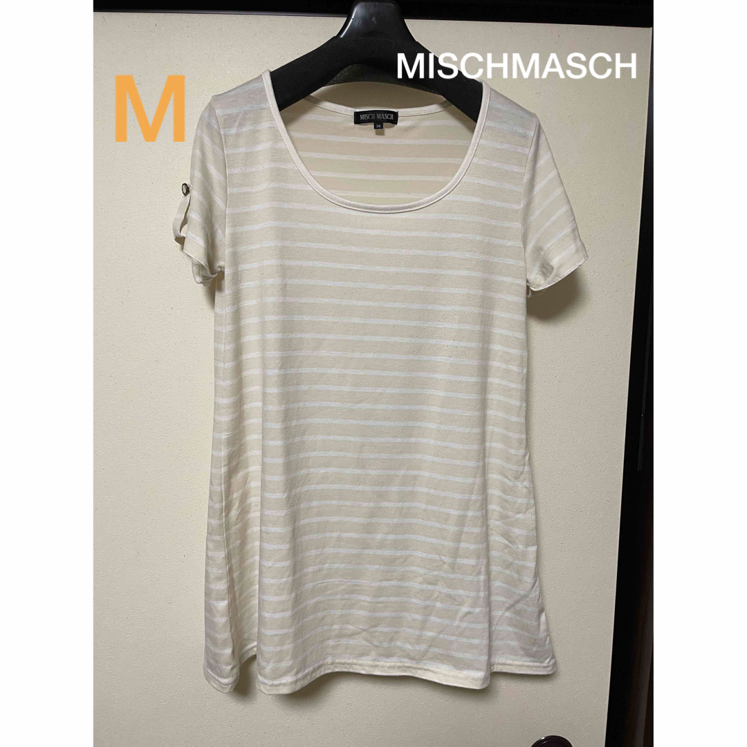 MISCH MASCH(ミッシュマッシュ)のMISCHMASCH(ミッシュマッシュ) 半袖 Tシャツ ボーダー レディース レディースのトップス(Tシャツ(半袖/袖なし))の商品写真