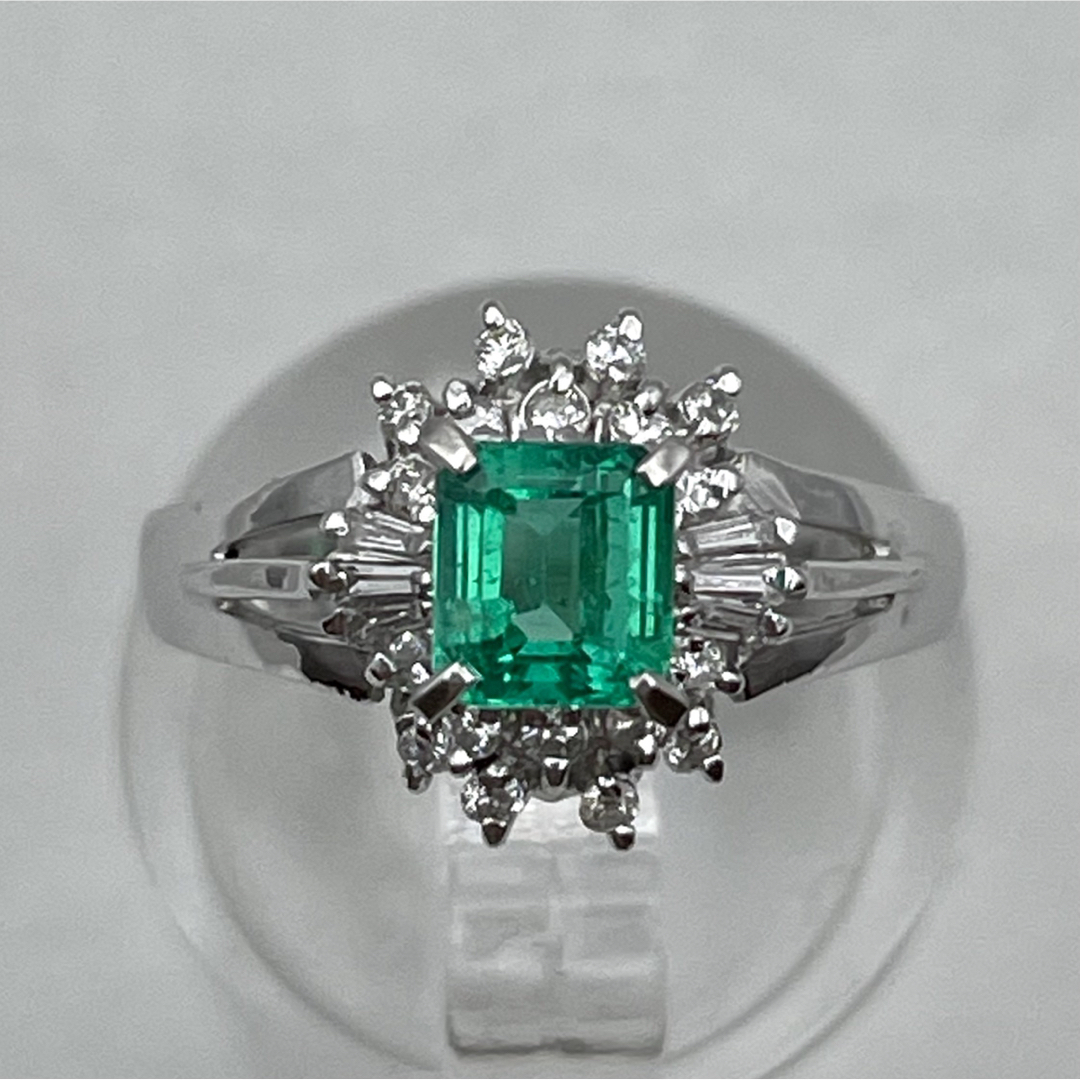 pt900 0.5ct ダイヤ0.19ct リング