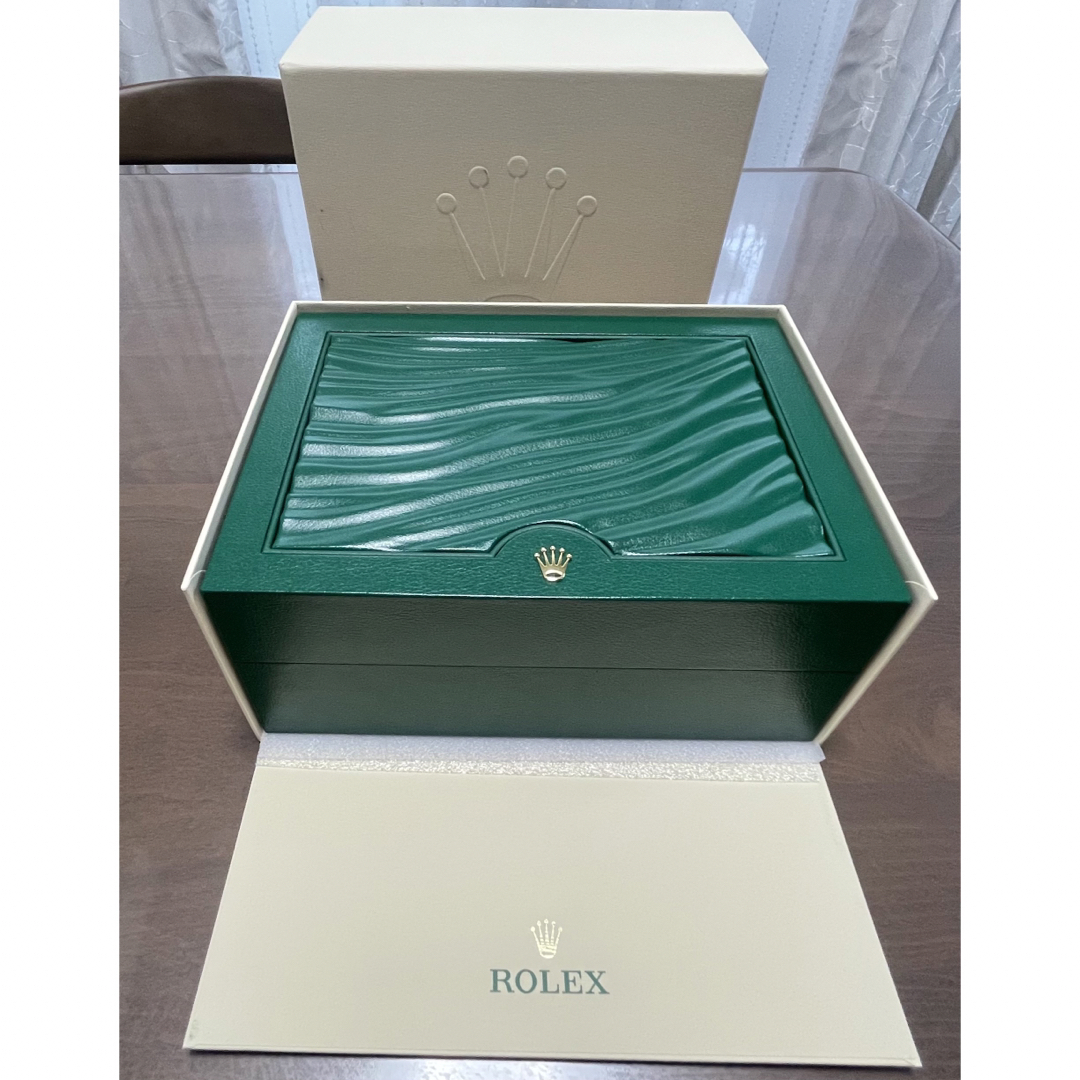 当店だけの限定 【B024】ROLEXロレックス腕時計空箱グリーン収納ケース