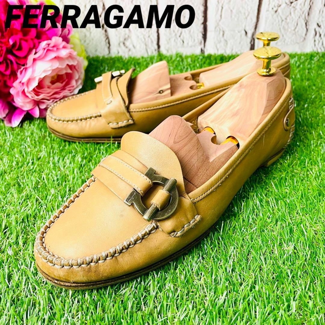 Salvatore Ferragamo ガンチーニ ローファー 24.5相当