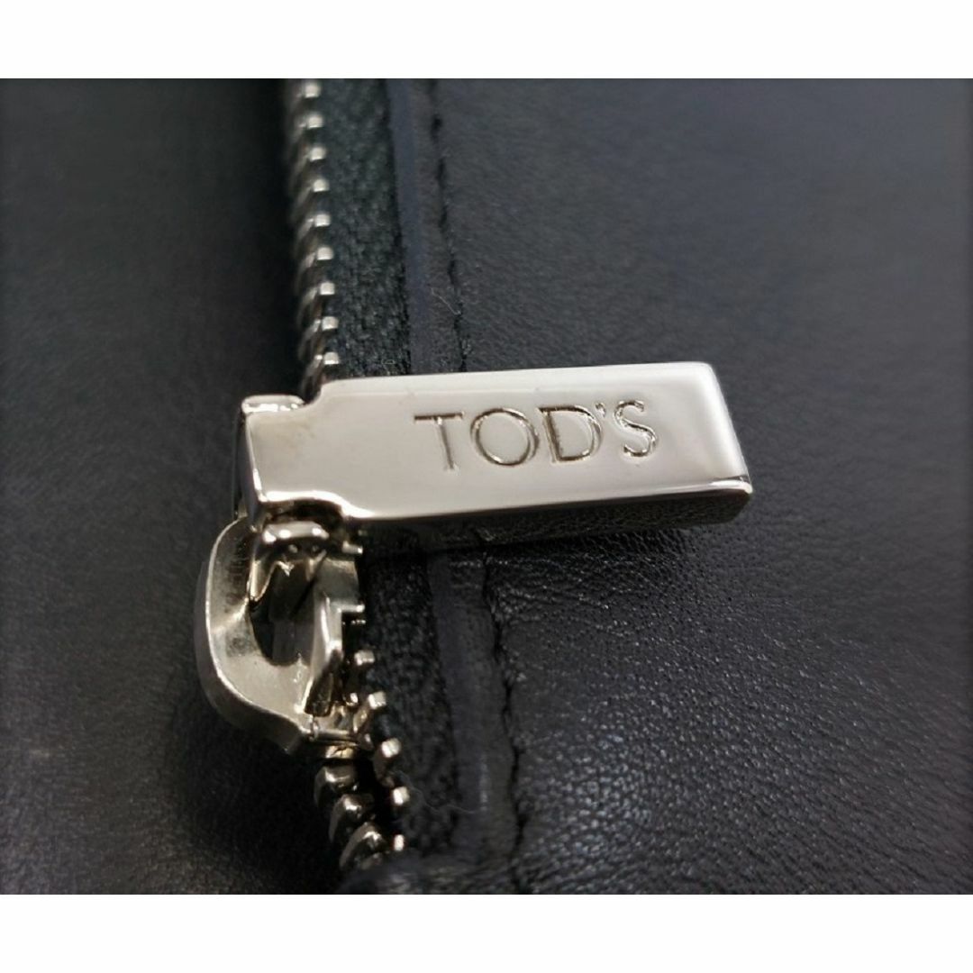 未使用品!TOD'S【トッズ】ダブルT レザー チェーンショルダー ウォレット