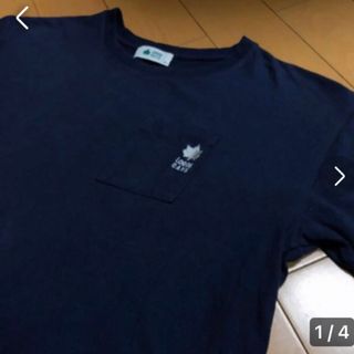 ロゴス(LOGOS)のLOGOS DAYSネイビーコットンポケT(Tシャツ/カットソー(半袖/袖なし))