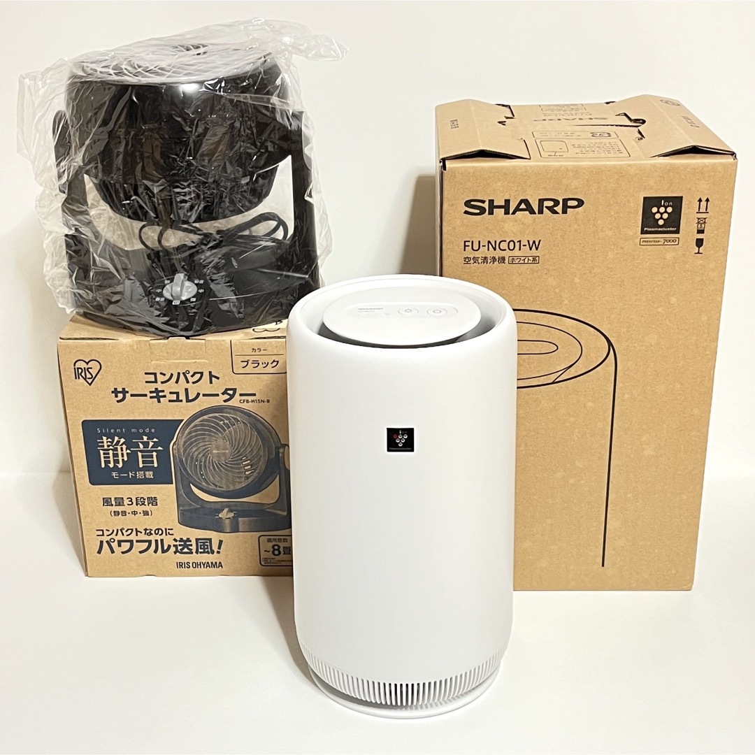 SHARP - 【新品】 シャープ 小型 空気清浄機 プラズマクラスター 7000
