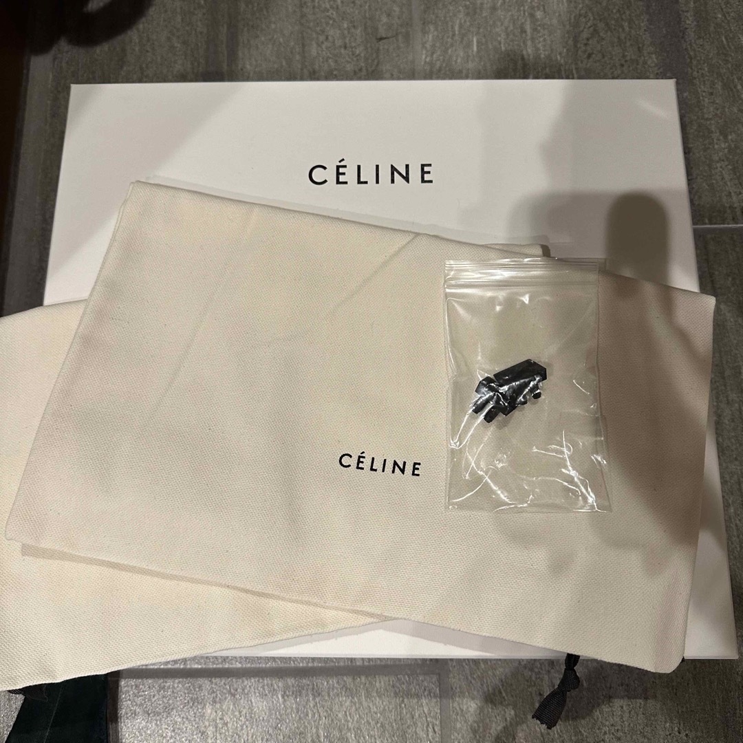 【CELINE】美品　スクエアトゥ　スエード　レザー　コンビブーツ