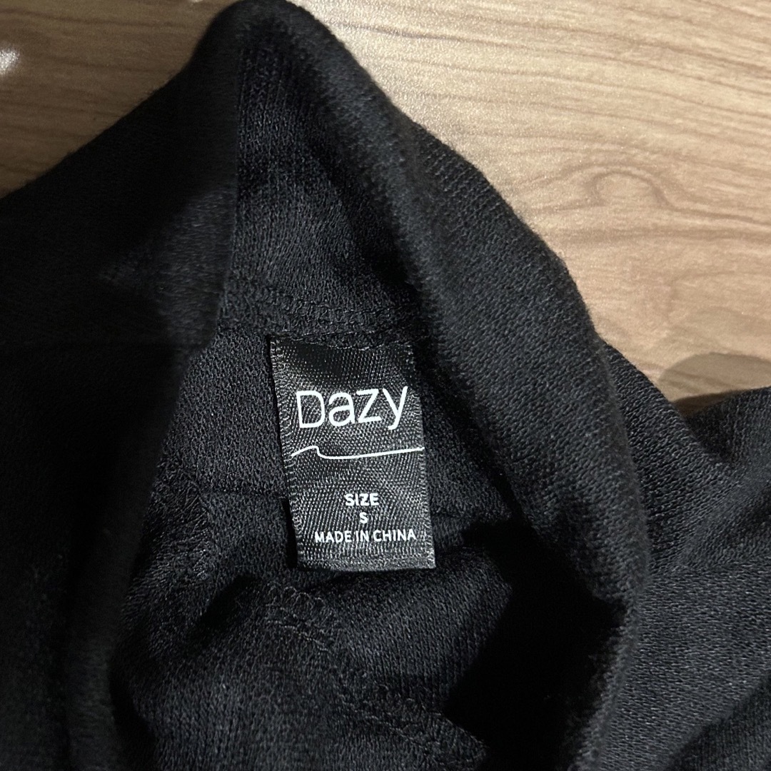 DAZY ファンネルネック バットウイングスリーブ Tシャツ レディースのトップス(Tシャツ(半袖/袖なし))の商品写真