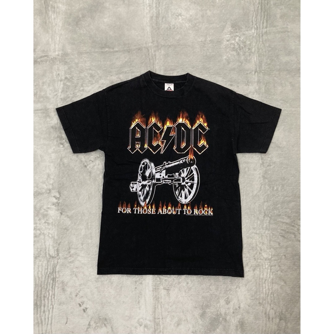 希少 VINTAGE 04年 AC/DC プリント バンド Tシャツトップス