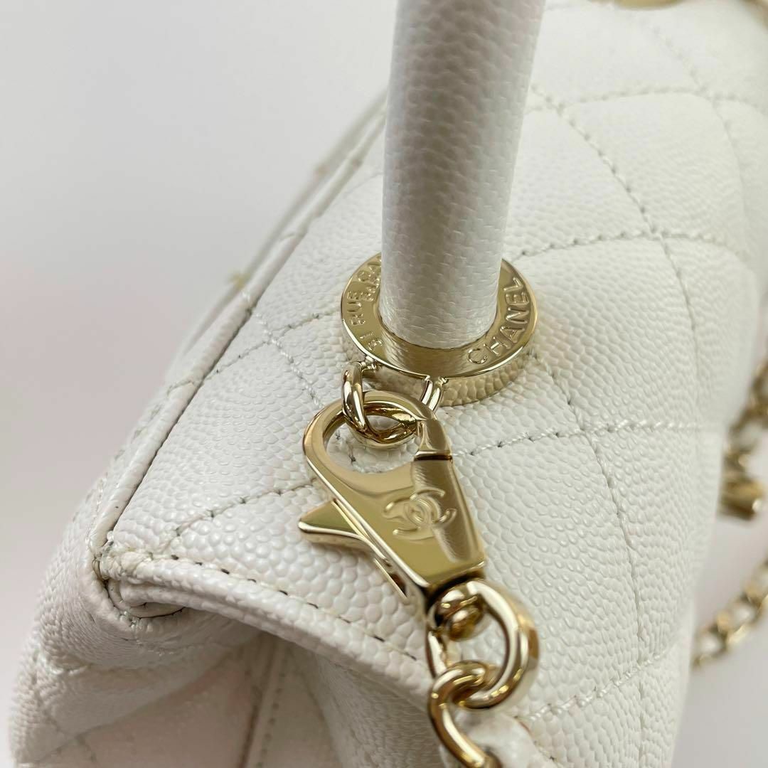 CHANEL - 新品未使用 CHANEL シャネル ココハンドルXXS 2WAY ... K14WG ダイヤモンド入りキャスト