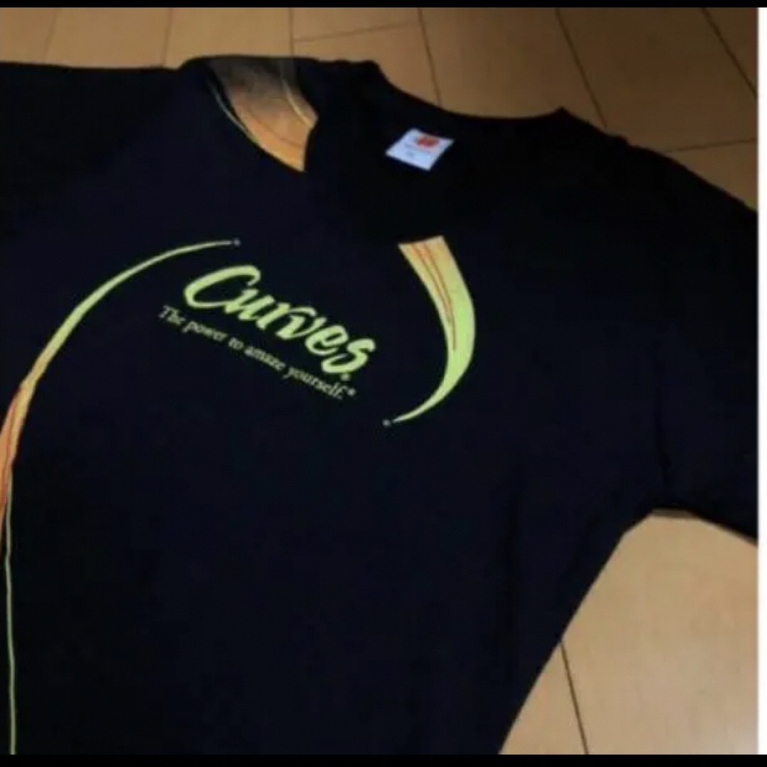 カーブス 4thアニバVネックコットンT レディースのトップス(Tシャツ(半袖/袖なし))の商品写真