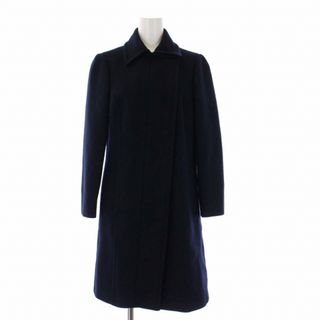 ジルサンダー(Jil Sander)のジルサンダー ステンカラーコート アウター ロング 比翼ボタン 32 XS 紺(その他)