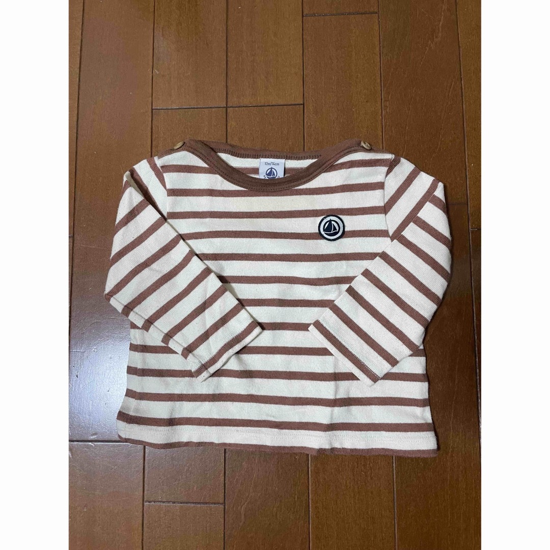 PETIT BATEAU(プチバトー)のお値下げ♡petit bateau♡ プチバトー　12m 74cm キッズ/ベビー/マタニティのベビー服(~85cm)(シャツ/カットソー)の商品写真