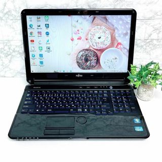 美品⭐️人気の富士通LIFEBOOK⭐️すぐ使える⭐️お家使いに最適⭐️ブラック