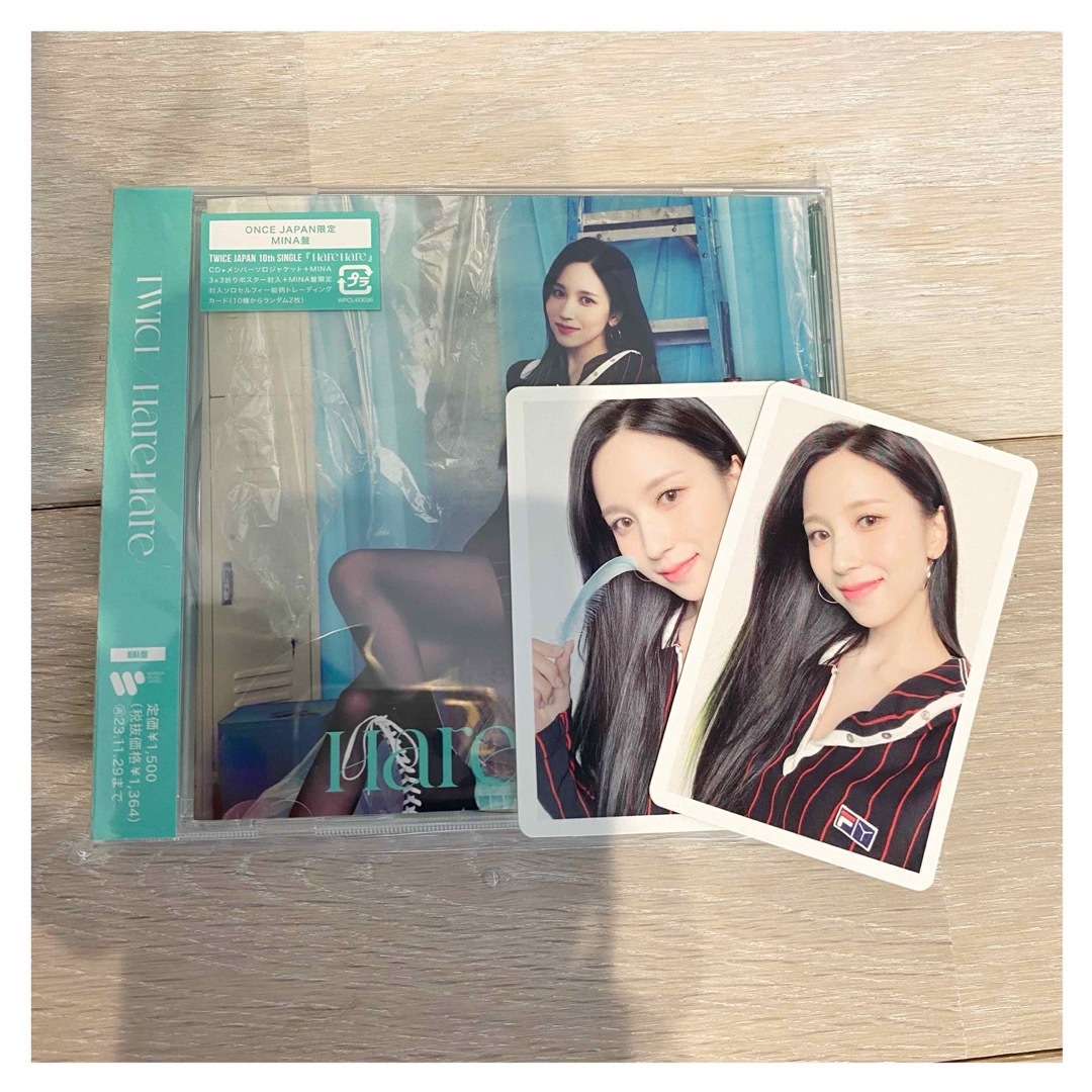 TWICE - TWICE HareHare ソロ盤 トレカ CD ミナの通販 by Peach shop