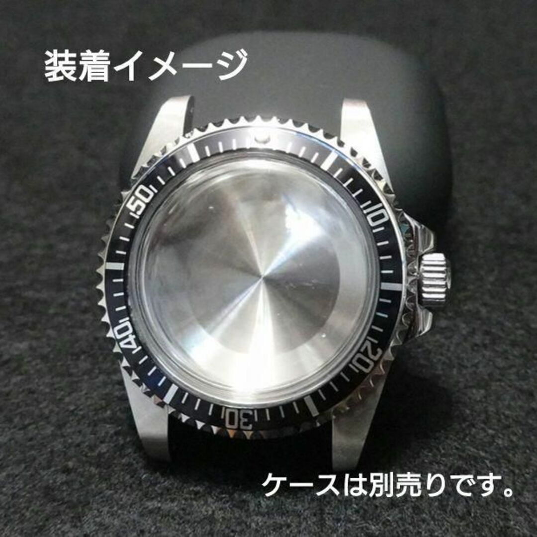 【ブラック3】アルミ ベゼルインサート ビンテージケース用 SEIKO MOD メンズの時計(腕時計(アナログ))の商品写真