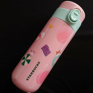 スターバックス(Starbucks)のSTARBUCKS スタバ☆ステンレスボトル タンブラー ピーチ(タンブラー)