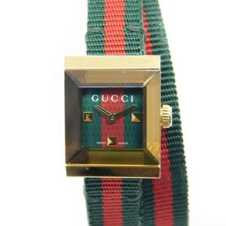 グッチ(Gucci)のグッチ 腕時計 クォーツ アナログ 2針 シェリーライン Gフレーム 二重巻き(腕時計)