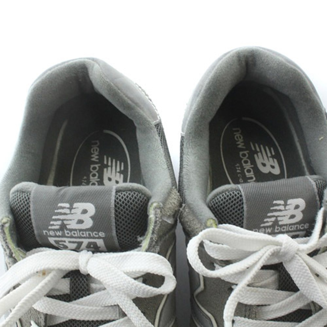 New Balance(ニューバランス)のニューバランス スニーカー ロゴ スエード 切替 24cm グレー レディースの靴/シューズ(スニーカー)の商品写真